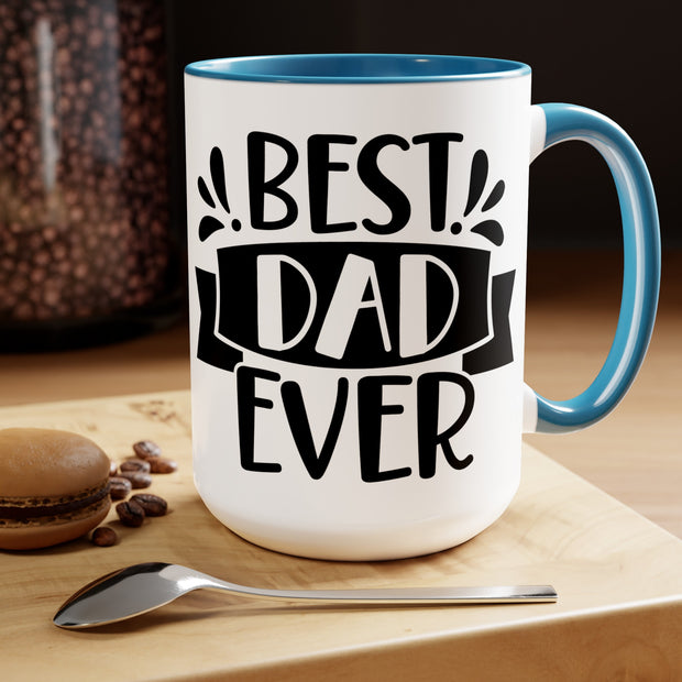 Father's Day Two-Tone Coffee Mugs