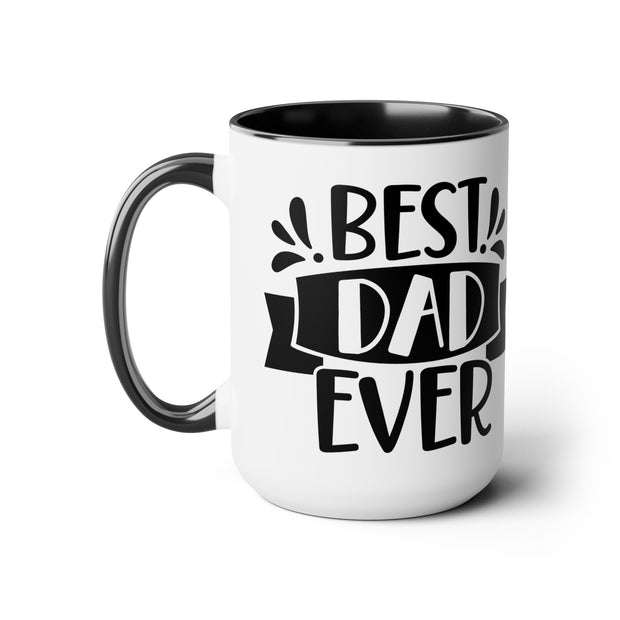 Father's Day Two-Tone Coffee Mugs