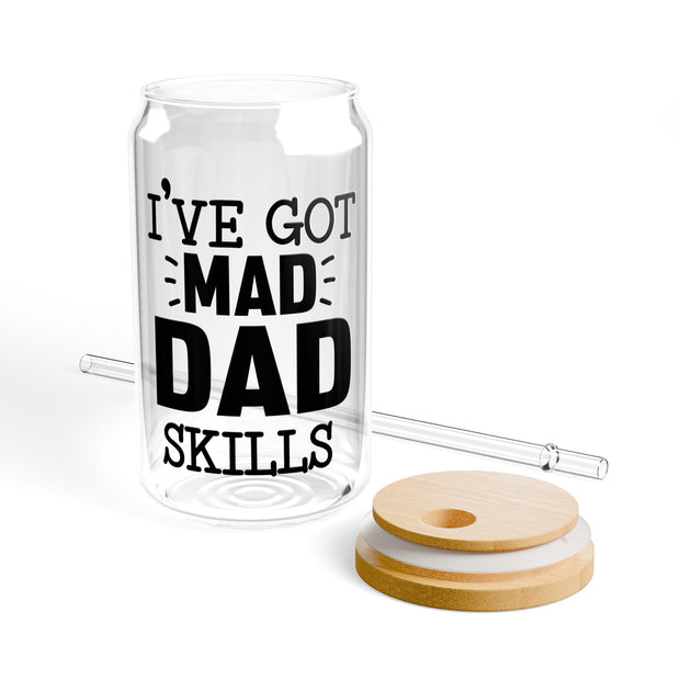 Father's Day Sipper Glass Tumbler