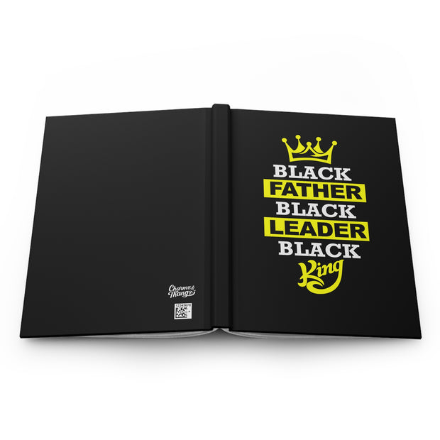 Black King Hardcover Journal Matte