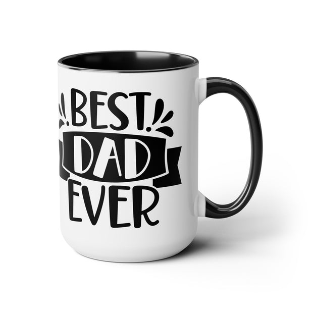 Father's Day Two-Tone Coffee Mugs