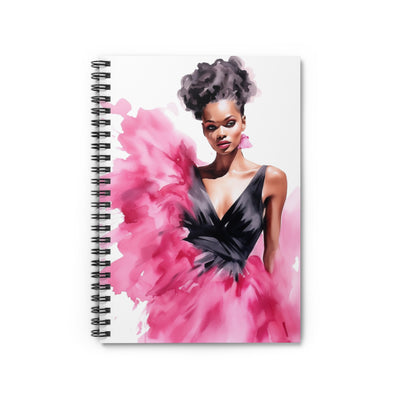 Black Girl Magic Spiral Notebook - Ruled Line