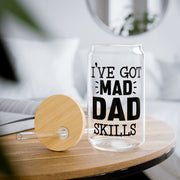 Father's Day Sipper Glass Tumbler