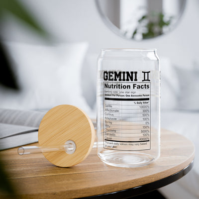 Gemini Sipper Glass, 16oz.