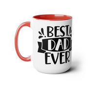 Father's Day Two-Tone Coffee Mugs