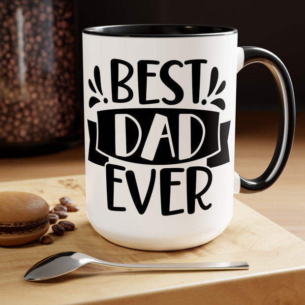 Father's Day Two-Tone Coffee Mugs