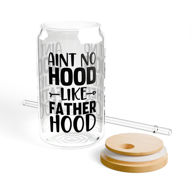 Fatherhood Sipper Glass Tumbler