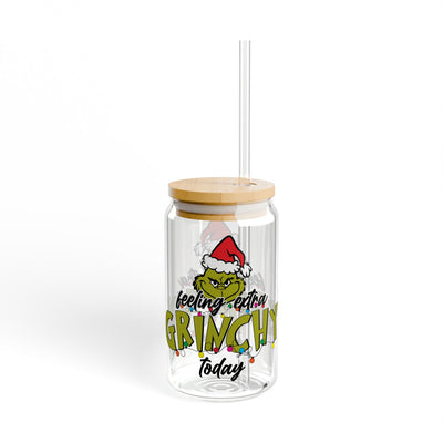 Feeling Grinchy Sipper Glass