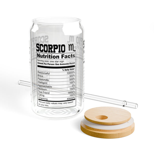 Scorpio Sipper Glass, 16oz.