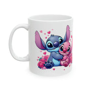 Stitch and Angel Ceramic Mug 11oz