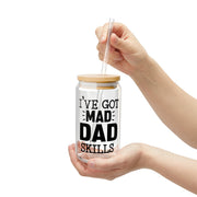 Father's Day Sipper Glass Tumbler