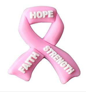 Faith Hope Strength Cancer Ribbon